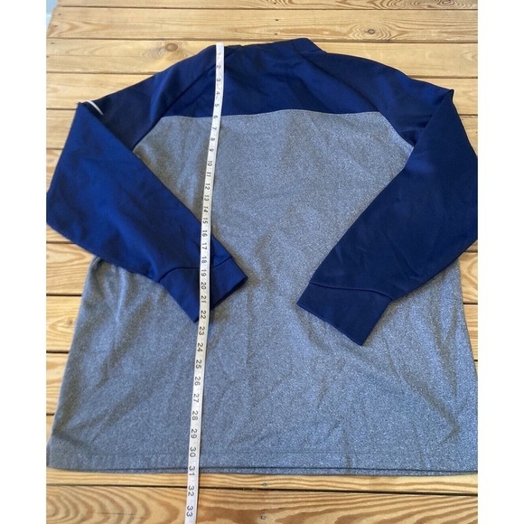 Nike Golf 1/4 Zip Jacket Size 2XL Men’s Blue Gray Pullover - Picture 6 of 8
